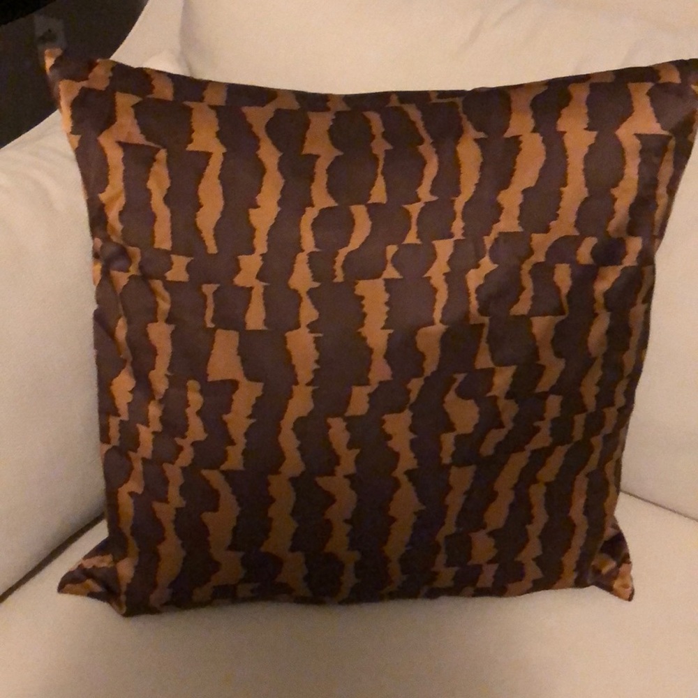 West Elm silk 20 x 20 pillow cover